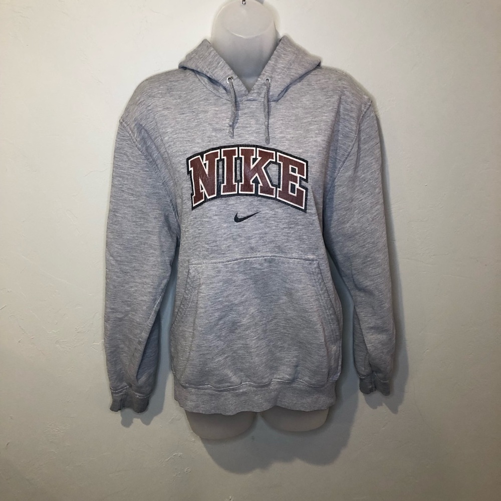 Nike Pullover Sweatshirt Gray Size Medium